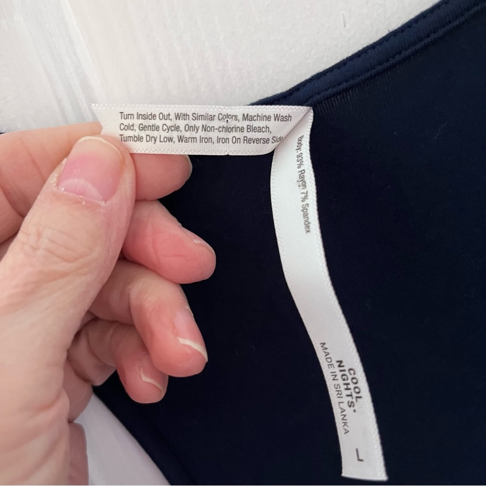 Soma Dark Blue Sleep Tank Top - Picture 4 of 4